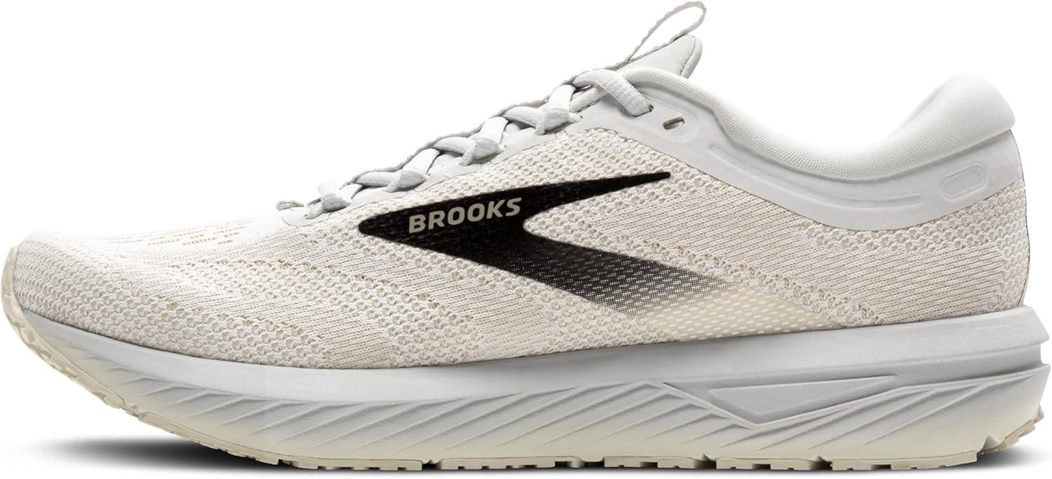 image:imageBrooks Mens Revel 7 Neutral Running ShoeWhitePelicanBlack
