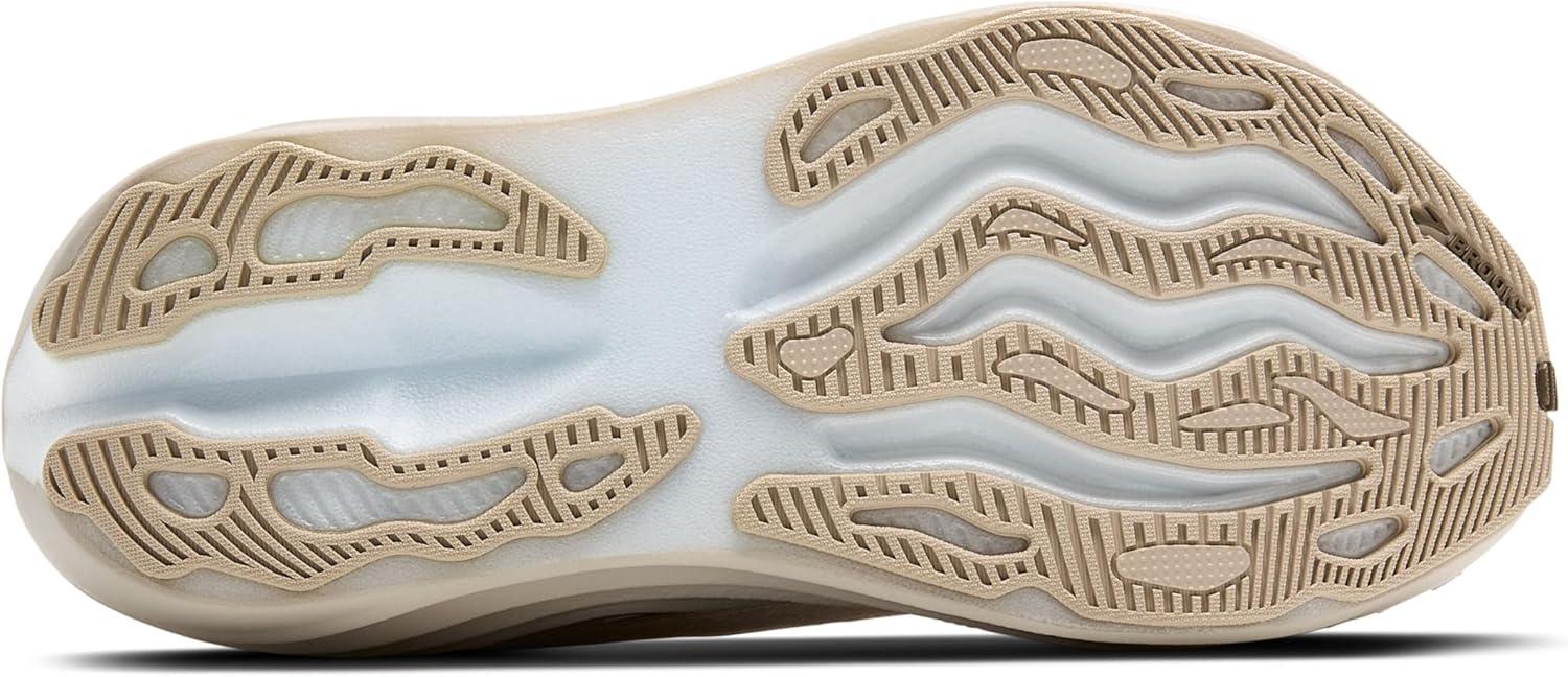 image:imageBrooks Womens Glycerin Max Neutral Running ampamp Walking ShoeAlmond Peach London Fog White
