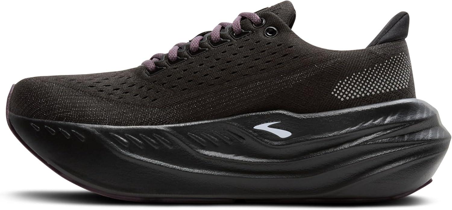 image:imageBrooks Womens Glycerin Max Neutral Running ampamp Walking ShoeBlack Orchid Ice Grey