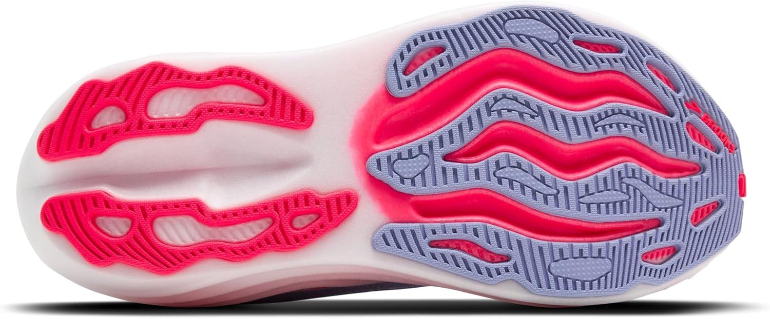 image:imageBrooks Womens Glycerin Max Neutral Running ampamp Walking ShoeBlue Heron Diva Pink White