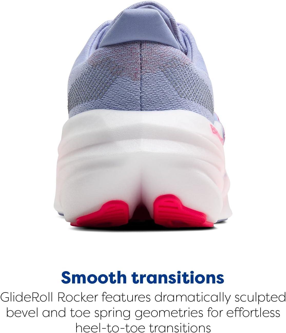 image:imageBrooks Womens Glycerin Max Neutral Running ampamp Walking ShoeBlue Heron Diva Pink White