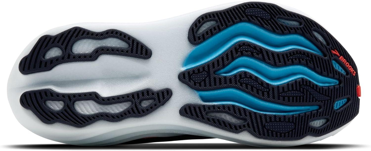 image:imageBrooks Womens Glycerin Max Neutral Running ampamp Walking ShoePeacoat Blue Ribbon Hot Coral
