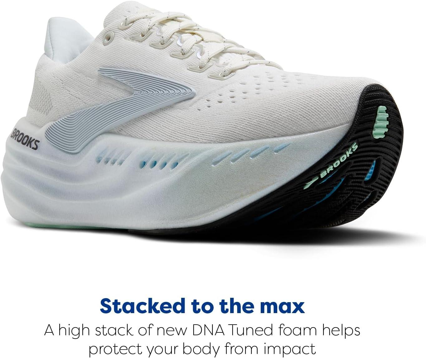 image:imageBrooks Womens Glycerin Max Neutral Running ampamp Walking ShoePearlized WhiteBay