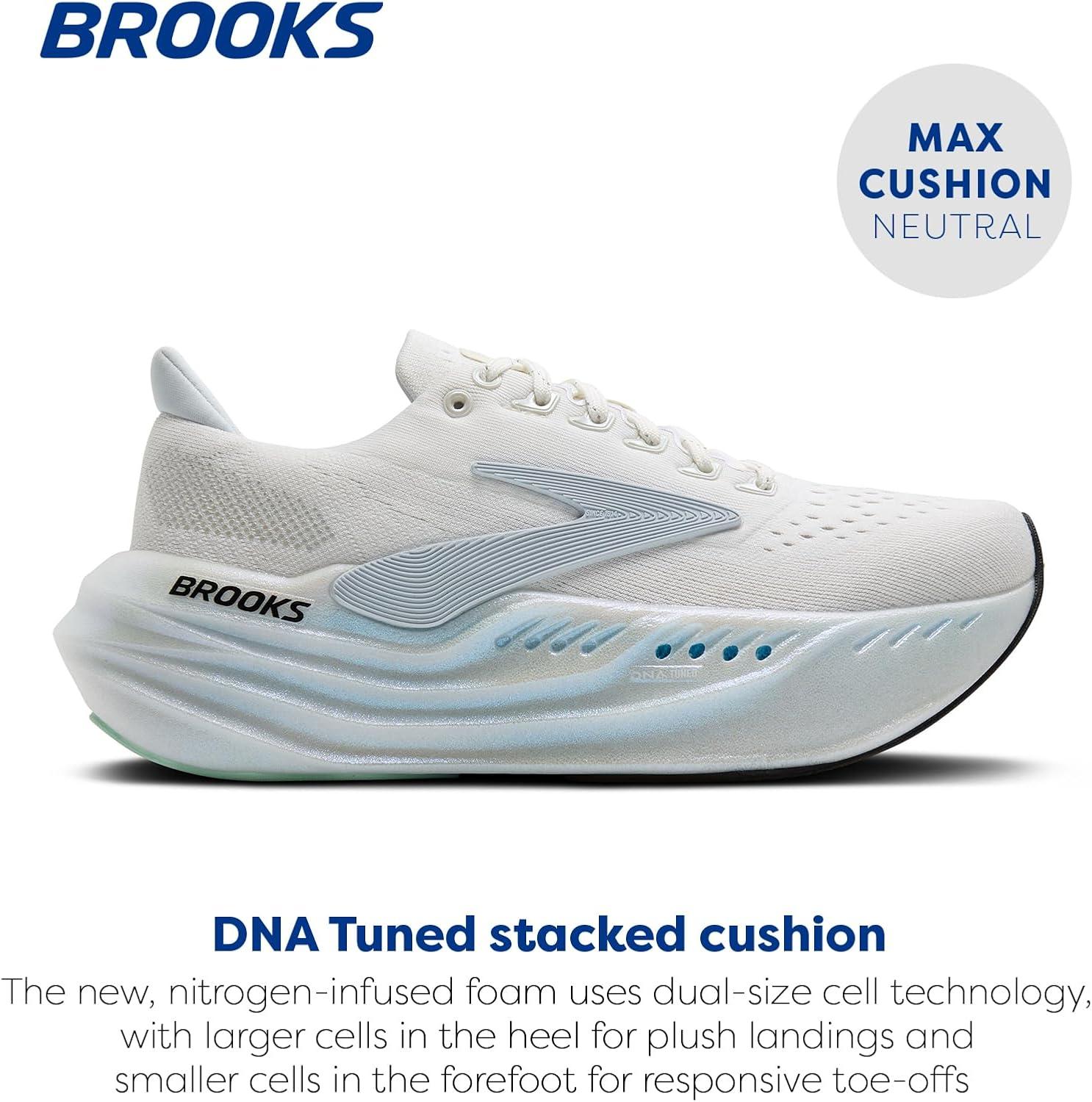 image:imageBrooks Womens Glycerin Max Neutral Running ampamp Walking ShoePearlized WhiteBay