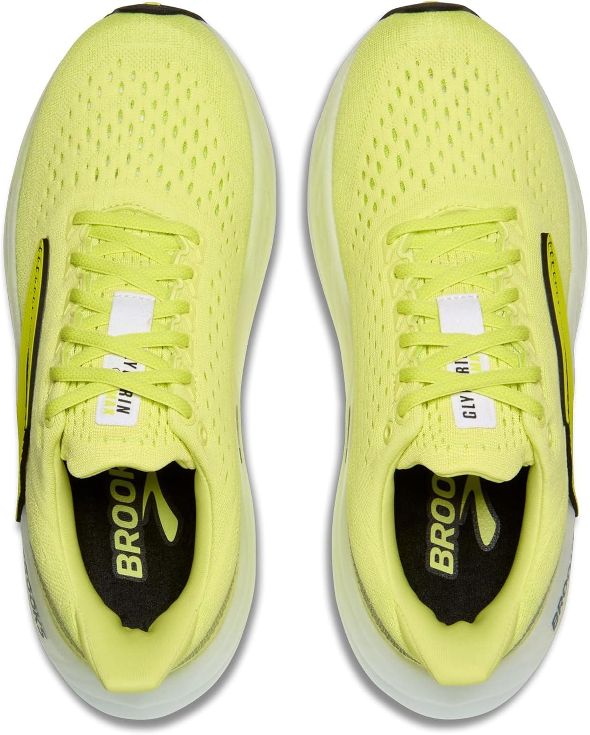 image:imageBrooks Womens Glycerin Max Neutral Running ampamp Walking ShoeSunny LimeBlackWhite