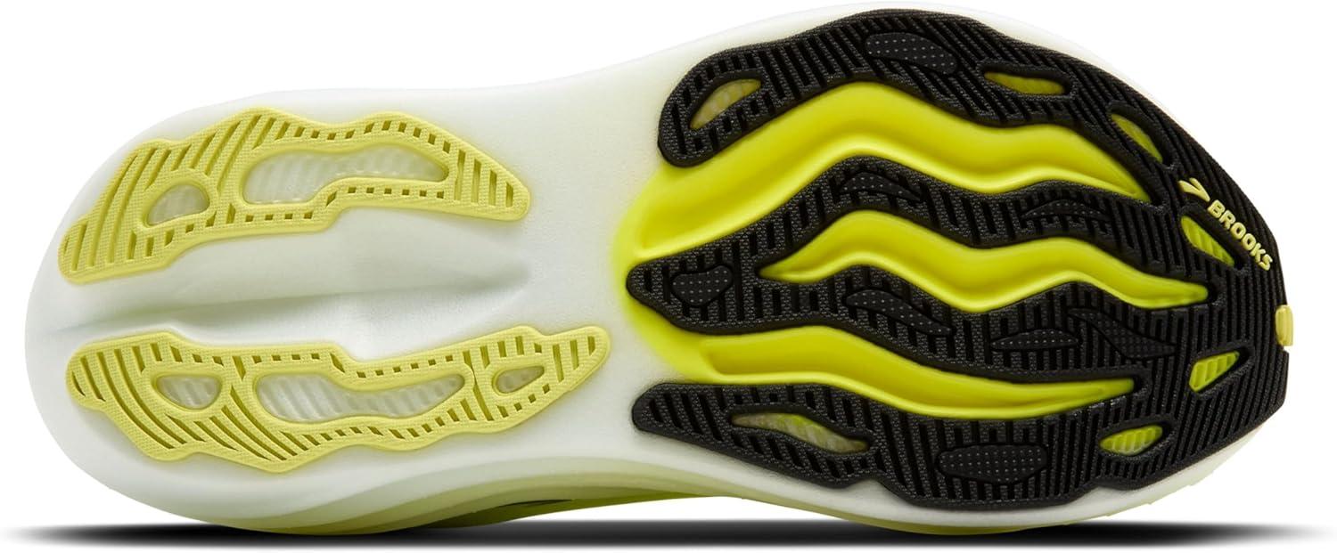 image:imageBrooks Womens Glycerin Max Neutral Running ampamp Walking ShoeSunny LimeBlackWhite