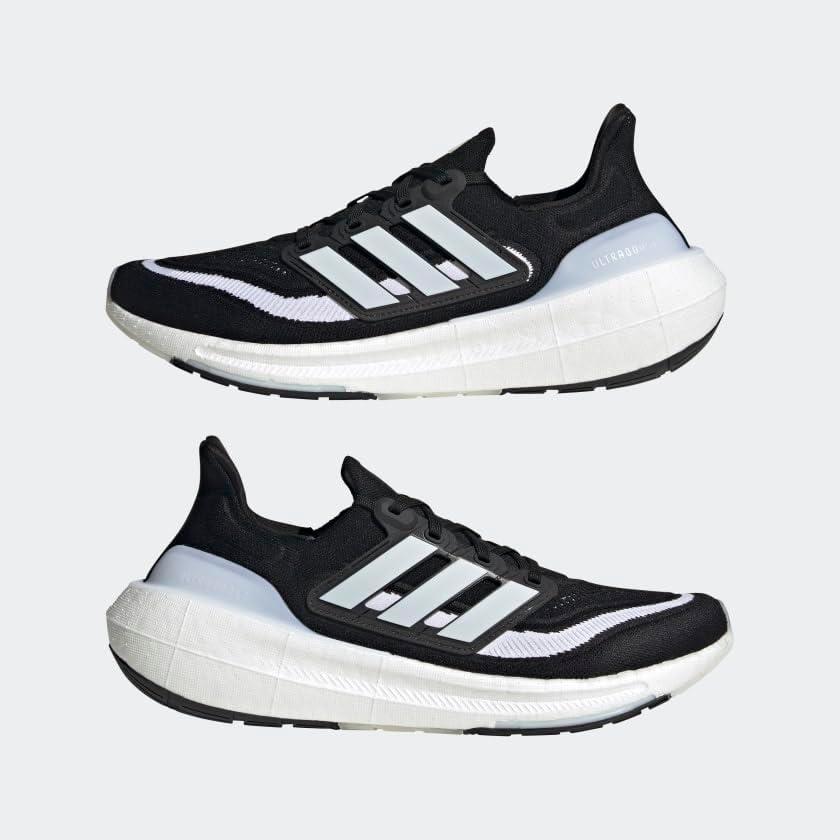 image:imageadidas Mens Ultraboost Light Running ShoeBlackWhiteBlack