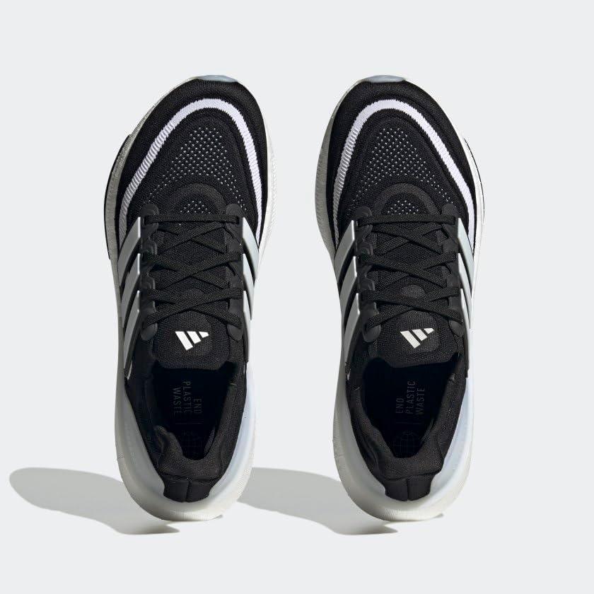 image:imageadidas Mens Ultraboost Light Running ShoeBlackWhiteBlack
