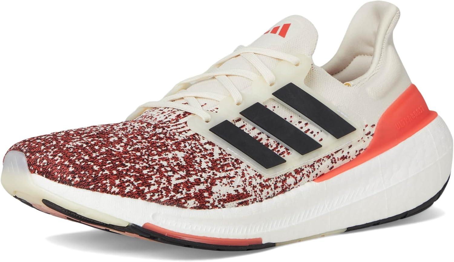 image:imageadidas Mens Ultraboost Light Running ShoeChalk WhiteCore BlackBright Red