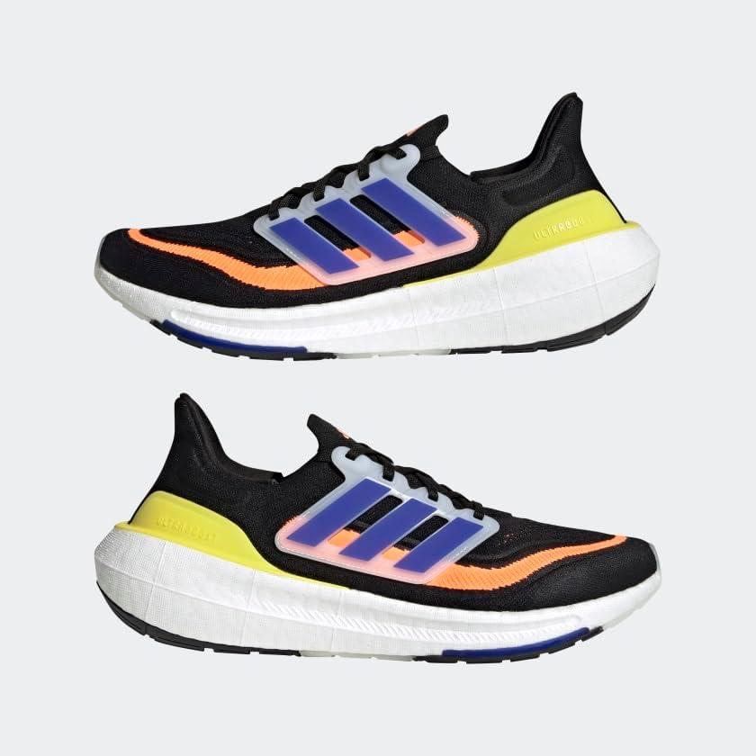 image:imageadidas Mens Ultraboost Light Running ShoeCore BlackLucid BlueBright Yellow