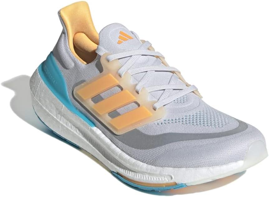 image:imageadidas Mens Ultraboost Light Running ShoeDash GreyFlash OrangeLucid Cyan