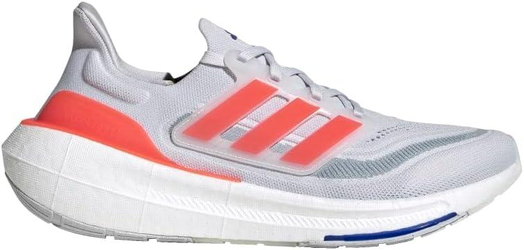 image:imageadidas Mens Ultraboost Light Running ShoeDash GreySolar RedLucid Blue