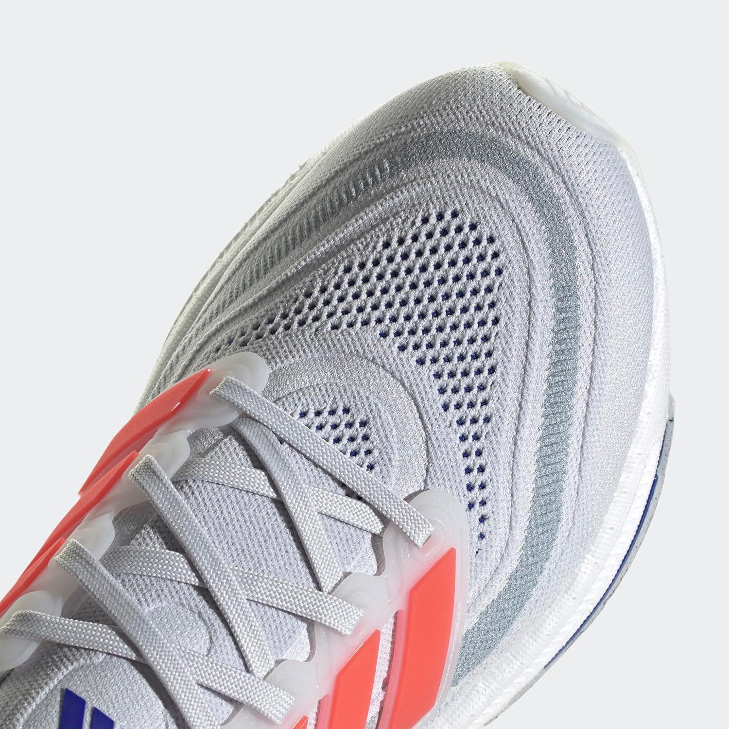 image:imageadidas Mens Ultraboost Light Running ShoeDash GreySolar RedLucid Blue