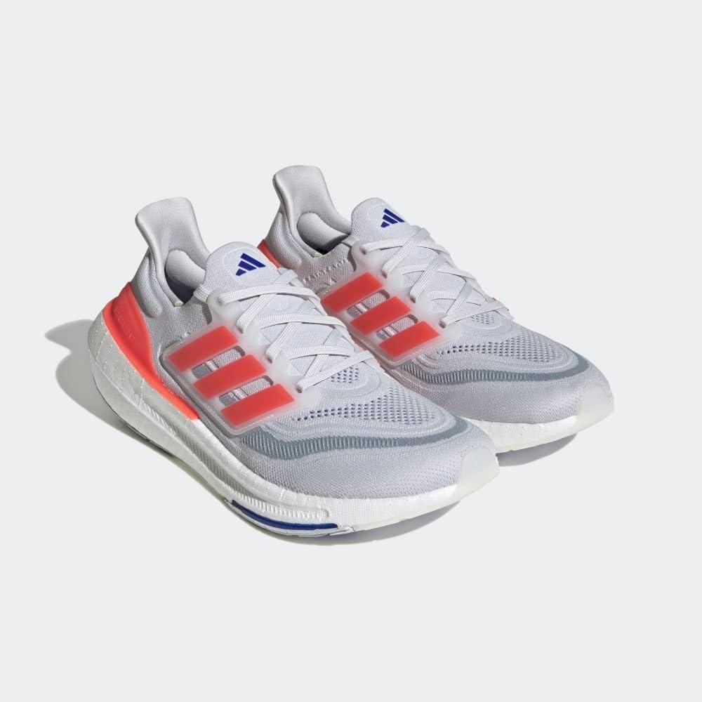 image:imageadidas Mens Ultraboost Light Running ShoeDash GreySolar RedLucid Blue