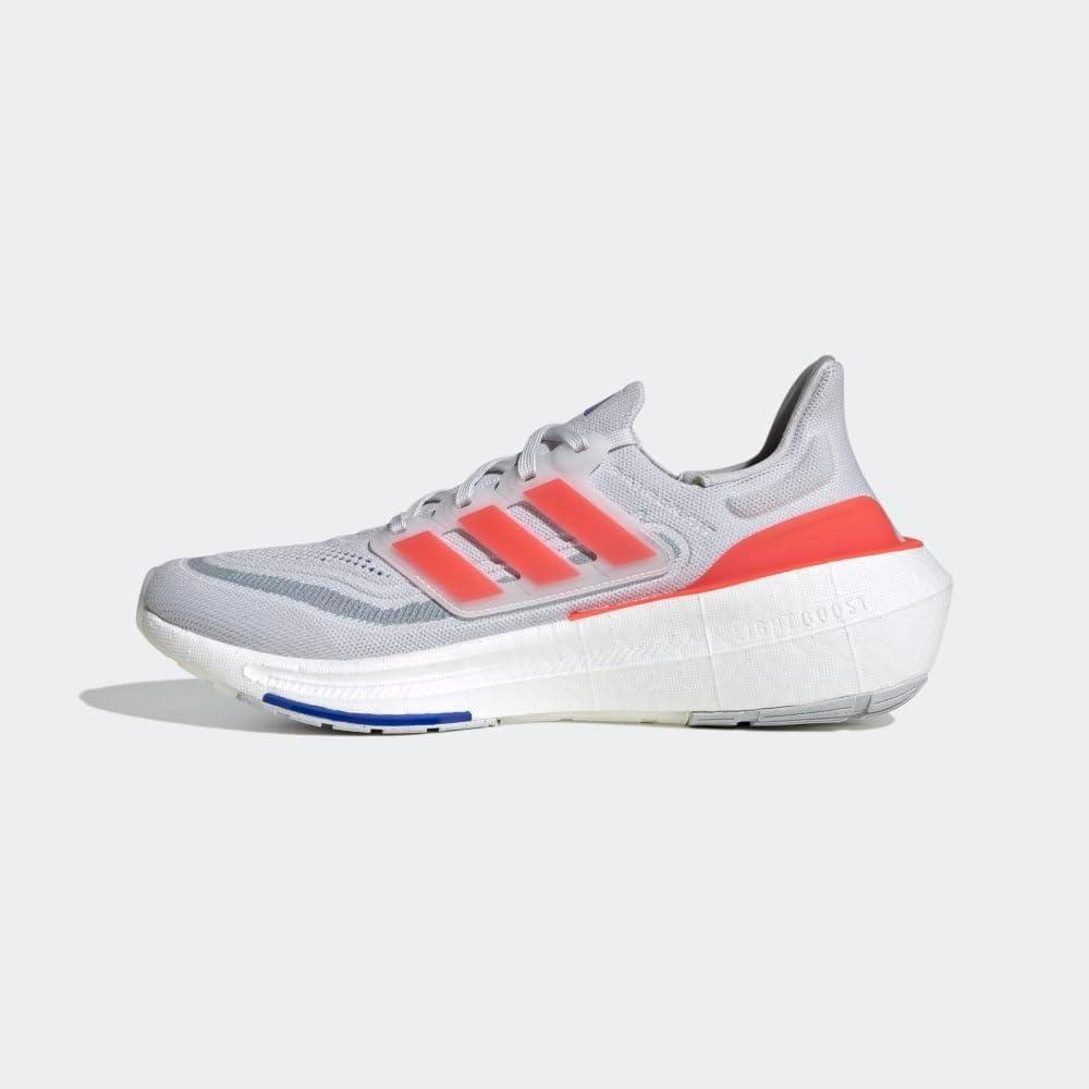 image:imageadidas Mens Ultraboost Light Running ShoeDash GreySolar RedLucid Blue