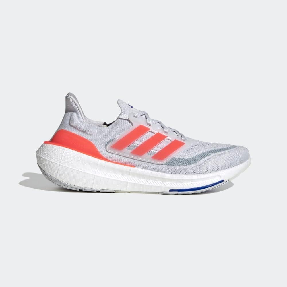 image:imageadidas Mens Ultraboost Light Running ShoeDash GreySolar RedLucid Blue