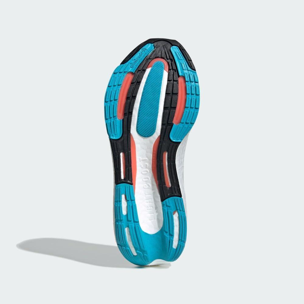 image:imageadidas Mens Ultraboost Light Running ShoeInkBright RedLucid Cyan