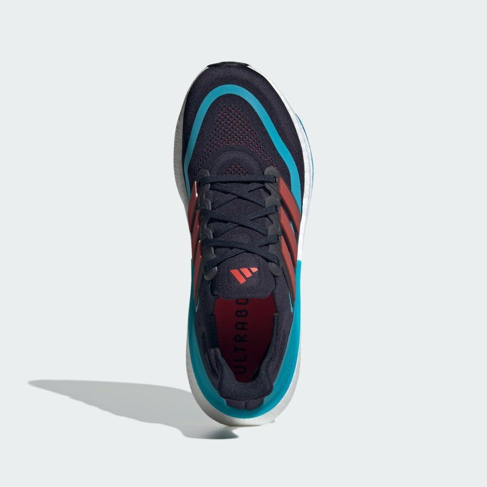 image:imageadidas Mens Ultraboost Light Running ShoeInkBright RedLucid Cyan