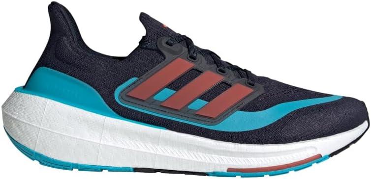 image:imageadidas Mens Ultraboost Light Running ShoeInkBright RedLucid Cyan