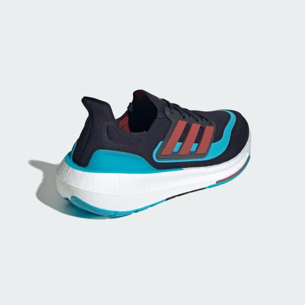image:imageadidas Mens Ultraboost Light Running ShoeInkBright RedLucid Cyan