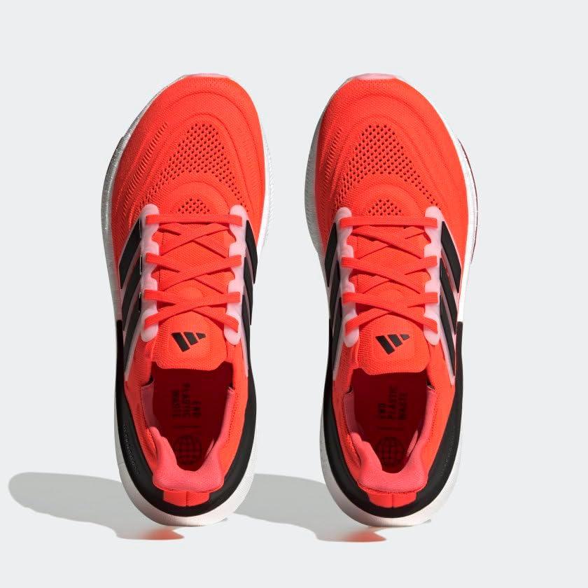 image:imageadidas Mens Ultraboost Light Running ShoeSolar RedBlackWhite