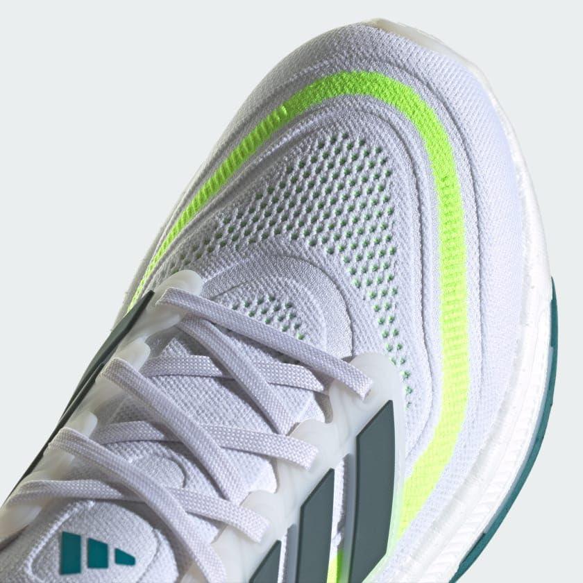 image:imageadidas Mens Ultraboost Light Running ShoeWhiteArctic NightLucid Lemon