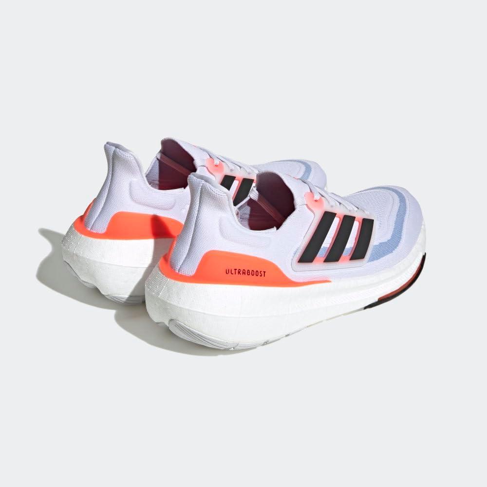 image:imageadidas Mens Ultraboost Light Running ShoeWhiteBlackSolar Red