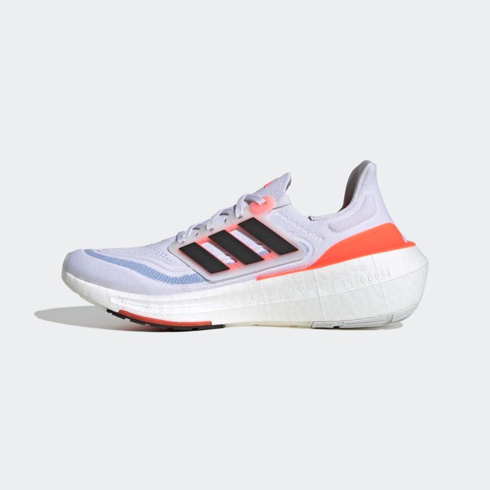 image:imageadidas Mens Ultraboost Light Running ShoeWhiteBlackSolar Red