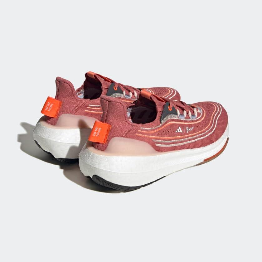 image:imageadidas Mens Ultraboost Light Running ShoeWonder RedWhiteWonder Taupe
