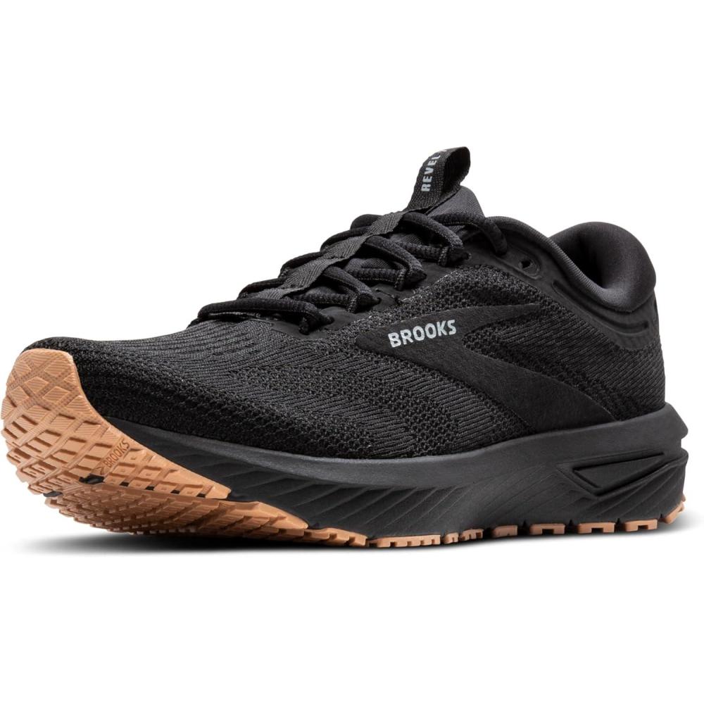 image:imageBrooks Mens Revel 7 Neutral Running ShoeBlackBlack