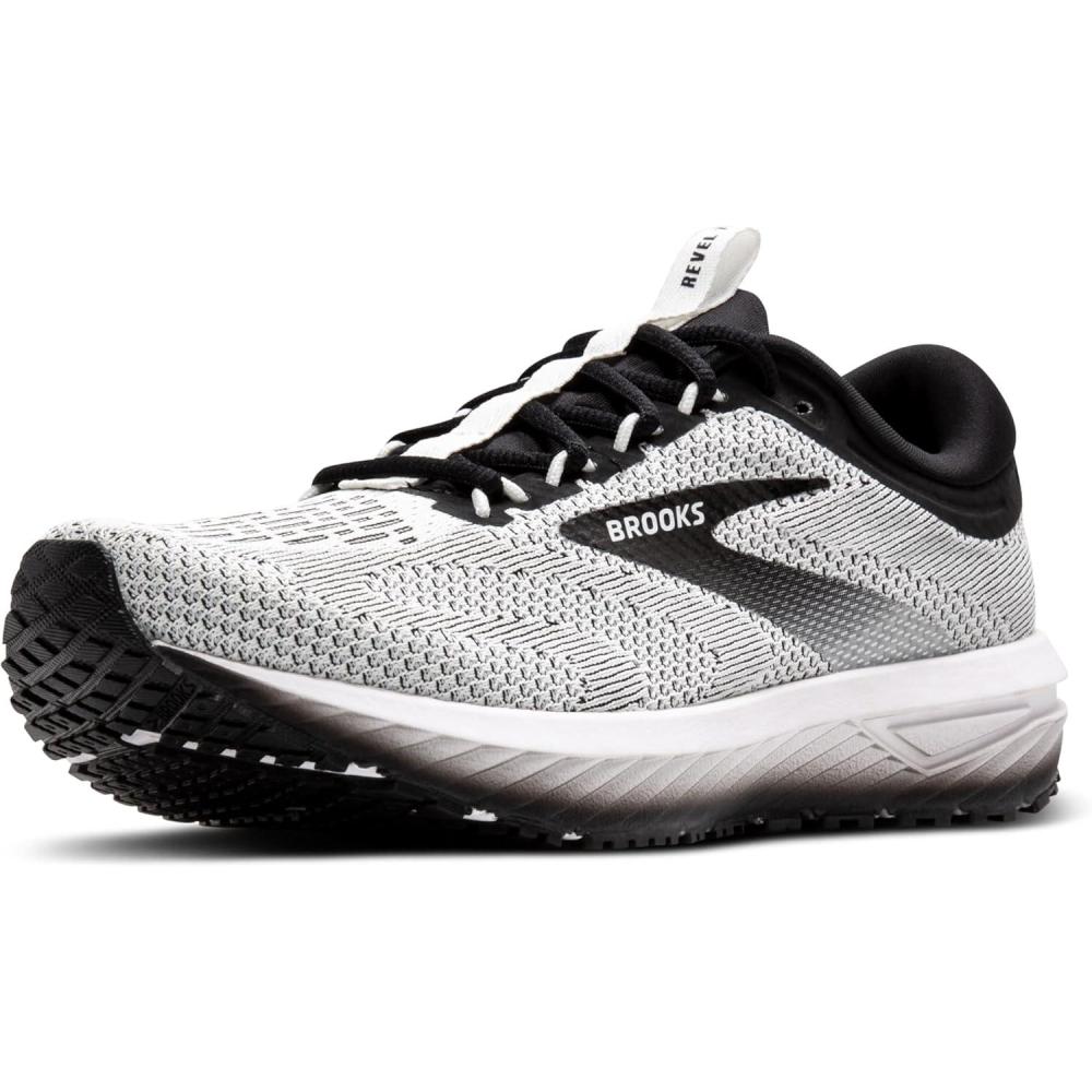 image:imageBrooks Mens Revel 7 Neutral Running ShoeWhiteBlack