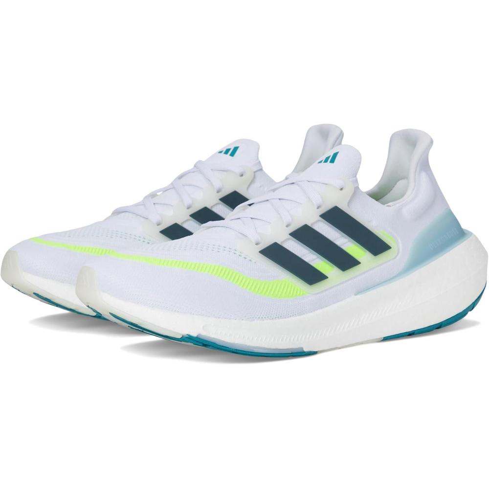 image:imageadidas Mens Ultraboost Light Running ShoeWhiteArctic NightLucid Lemon
