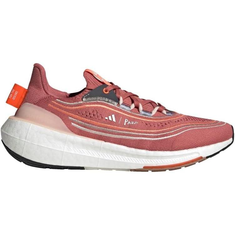 image:imageadidas Mens Ultraboost Light Running ShoeWonder RedWhiteWonder Taupe