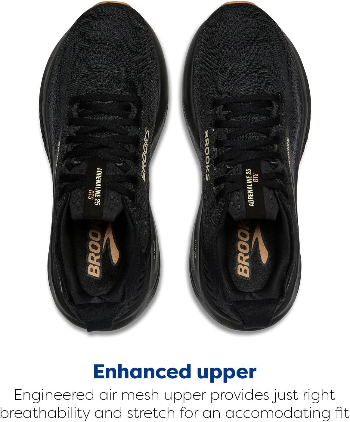 image:imageBrooks Mens Adrenaline GTS 25 Supportive Running ampamp Walking ShoeBlackBiscuit