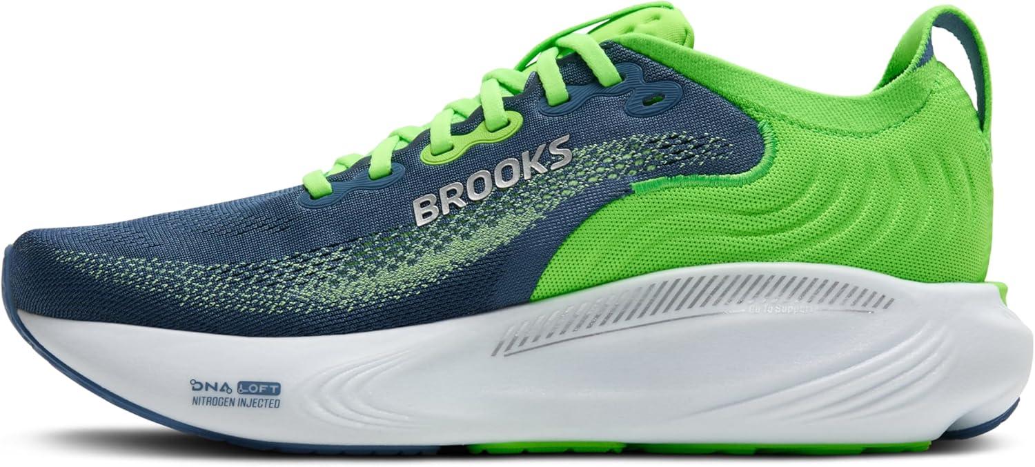 image:imageBrooks Mens Adrenaline GTS 25 Supportive Running ampamp Walking ShoeGreenMoonlightPhantom