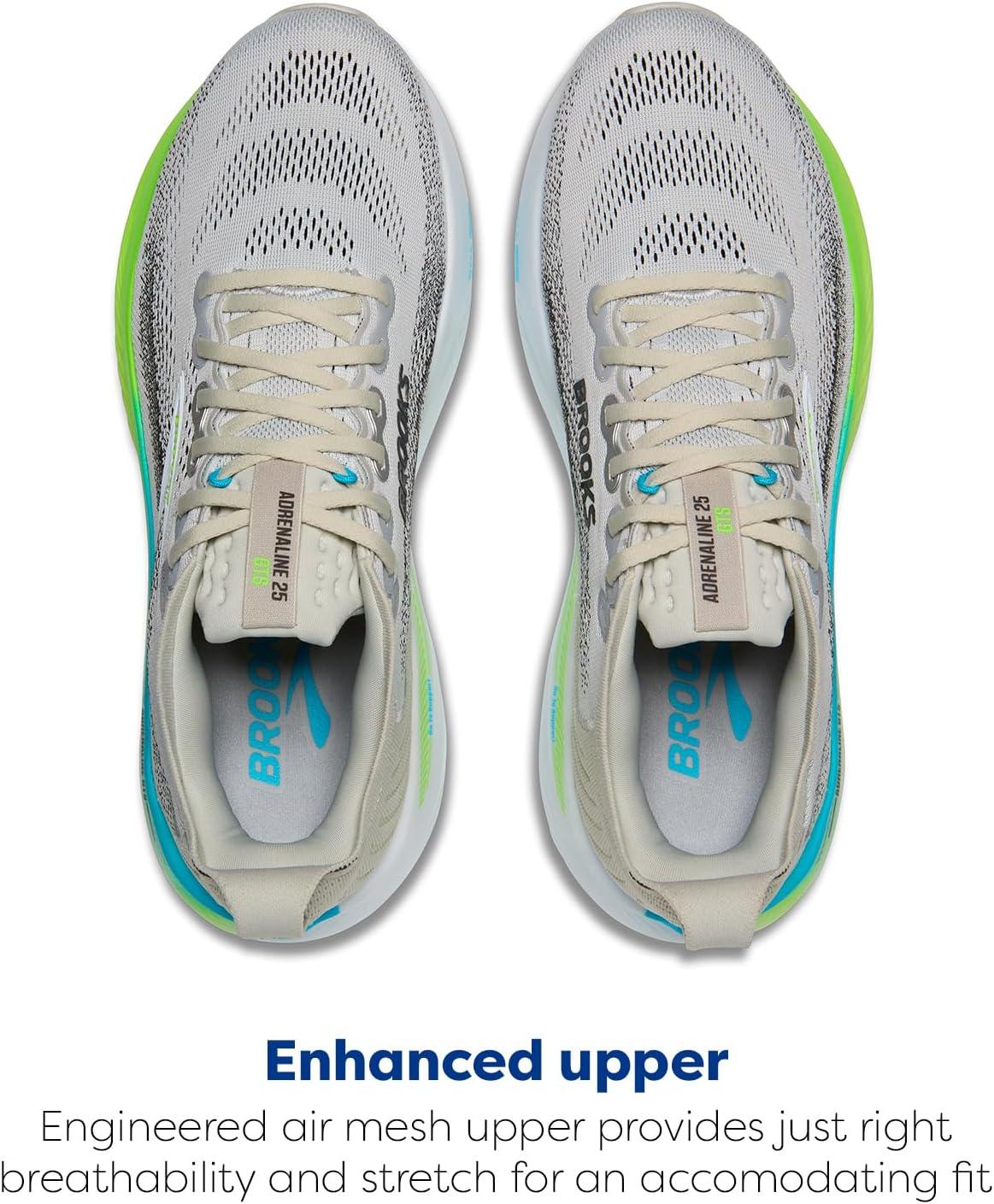 image:imageBrooks Mens Adrenaline GTS 25 Supportive Running ampamp Walking ShoeOysterGreen GeckoBlue