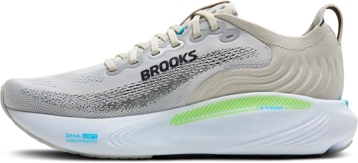 image:imageBrooks Mens Adrenaline GTS 25 Supportive Running ampamp Walking ShoeOysterGreen GeckoBlue
