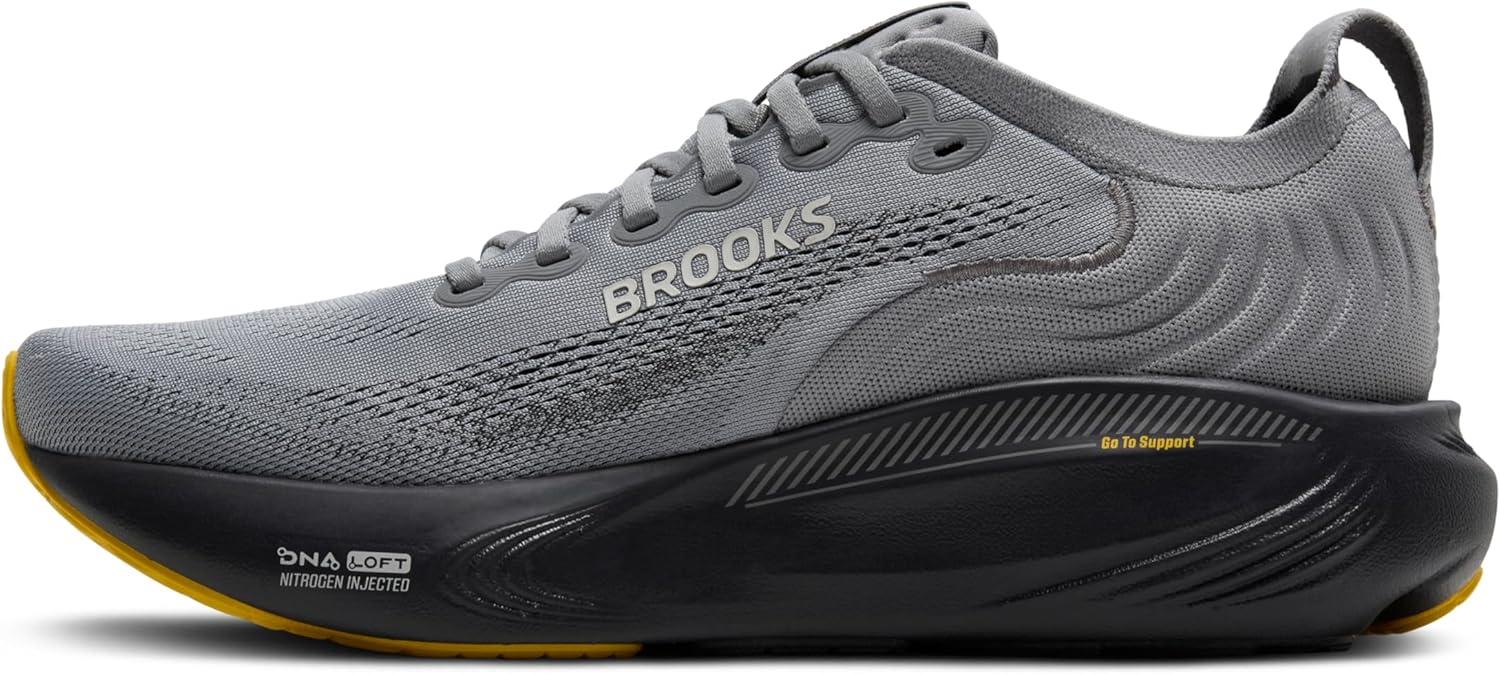 image:imageBrooks Mens Adrenaline GTS 25 Supportive Running ampamp Walking ShoePrimer GreyEbonyJasmin