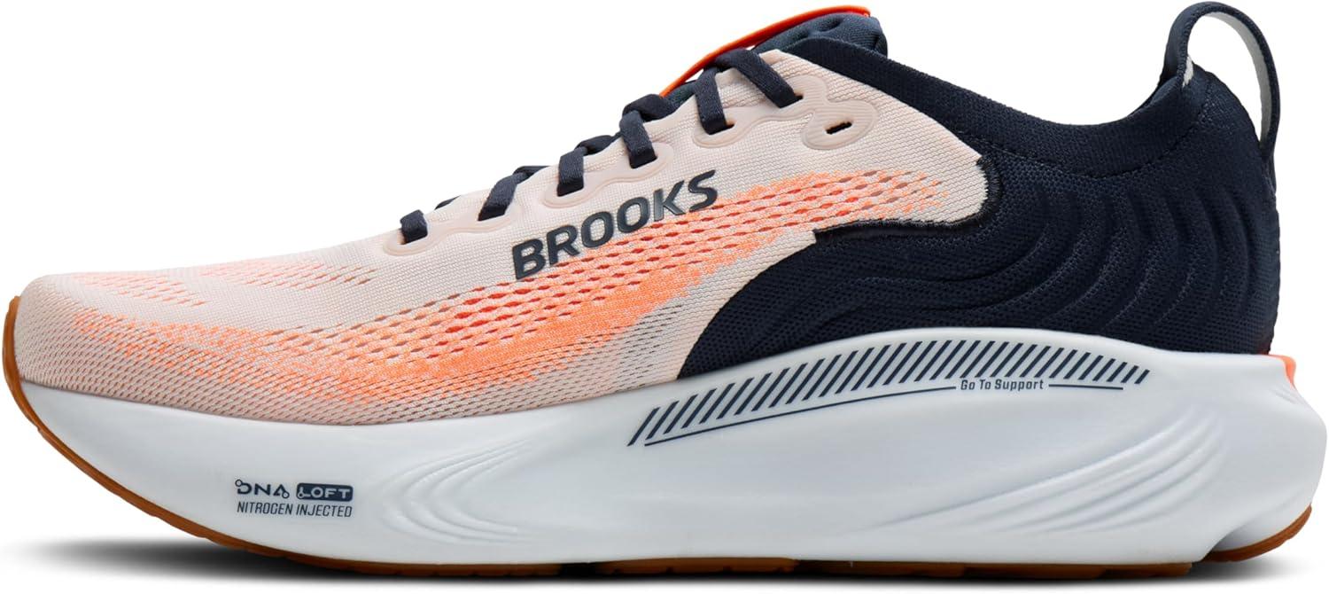 image:imageBrooks Mens Adrenaline GTS 25 Supportive Running ampamp Walking ShoeWhiteSpellboundOrange