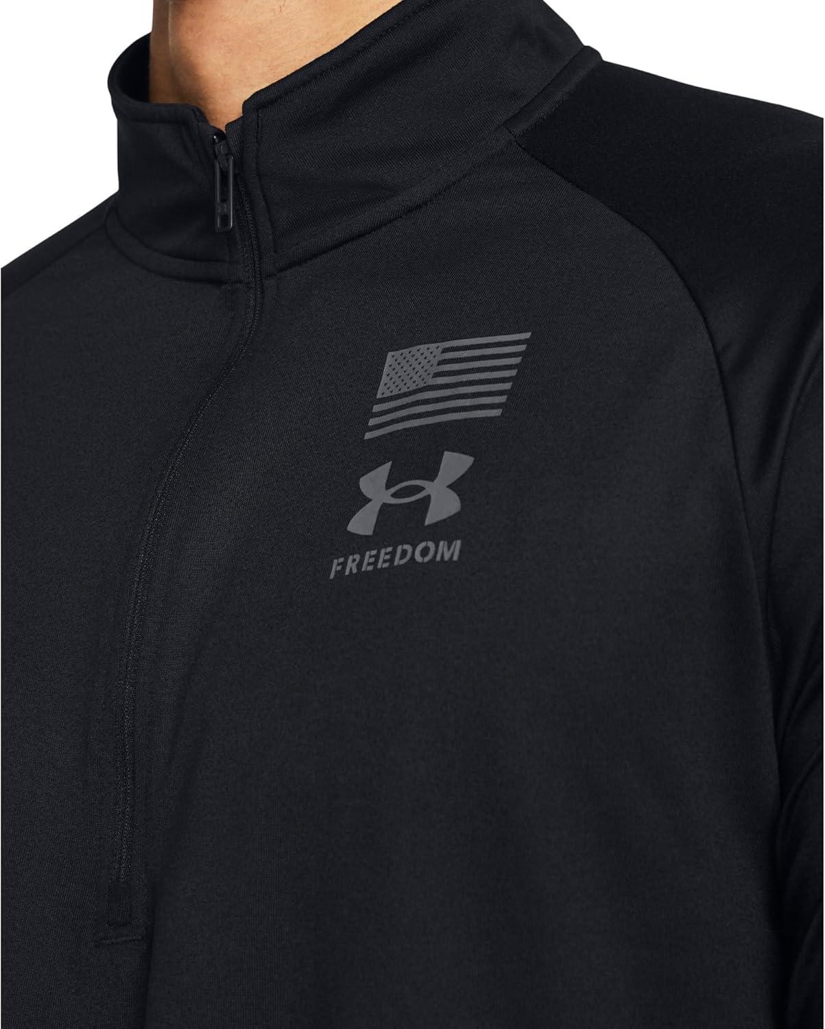 image:imageUnder Armour Freedom Tech 12 ZipBlackPitch Gray