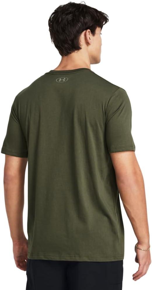 image:imageUnder Armour Mens Fish Hook Logo Tee391 Marine Od Green Grove Green