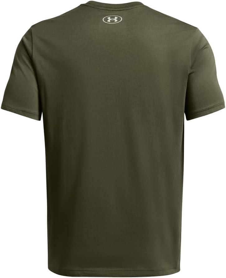image:imageUnder Armour Mens Fish Hook Logo Tee391 Marine Od Green Grove Green