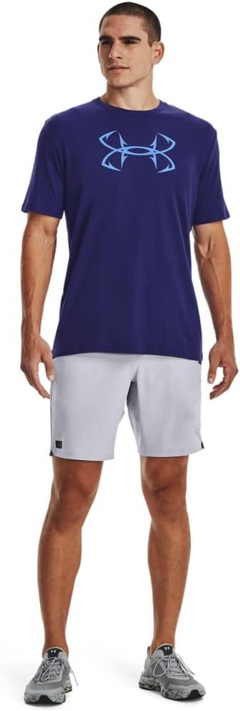 image:imageUnder Armour Mens Fish Hook Logo Tee468 Sonar Blue Carolina Blue Carolina Blue