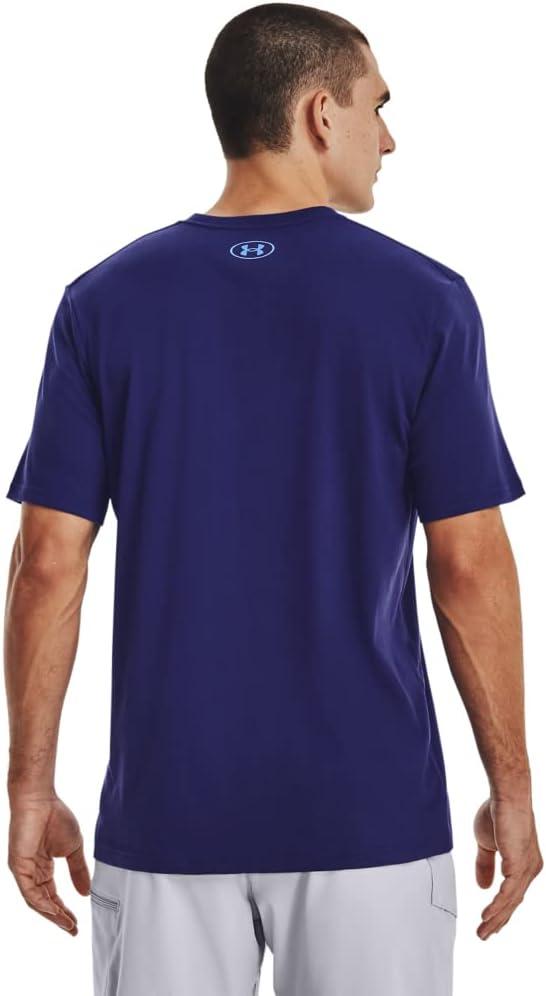 image:imageUnder Armour Mens Fish Hook Logo Tee468 Sonar Blue Carolina Blue Carolina Blue