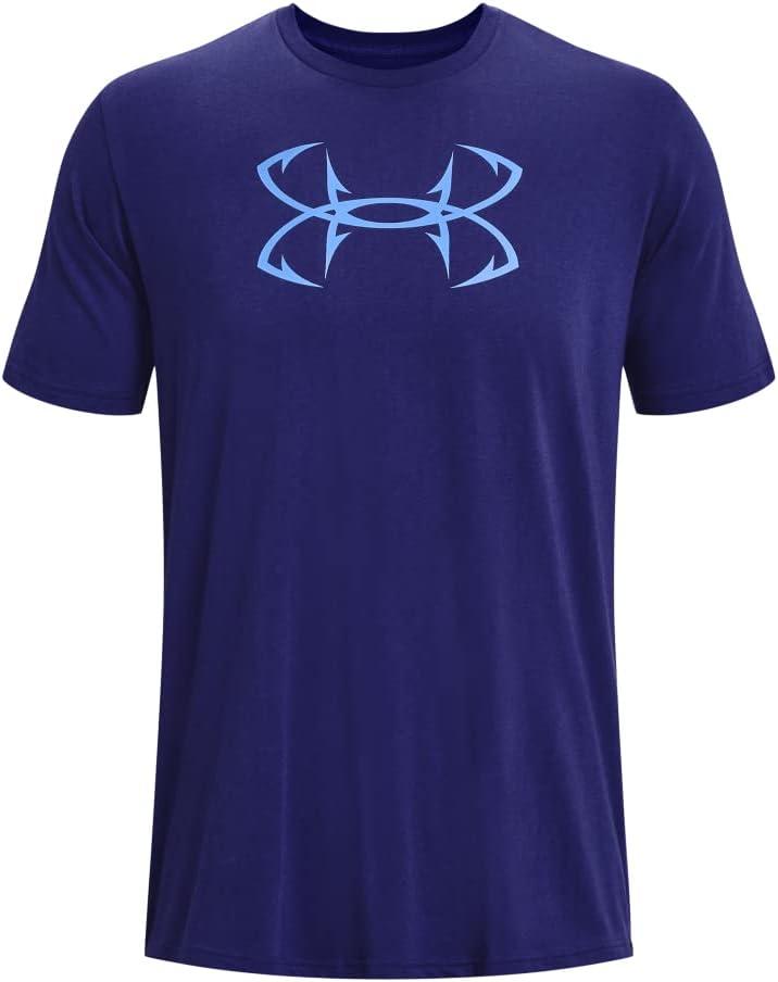 image:imageUnder Armour Mens Fish Hook Logo Tee468 Sonar Blue Carolina Blue Carolina Blue