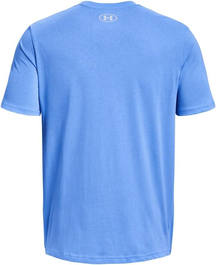 image:imageUnder Armour Mens Fish Hook Logo Tee477 Carolina Blue Halo Gray