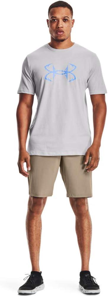 image:imageUnder Armour Mens Fish Hook Logo TeeHalo Gray 015Carolina Blue