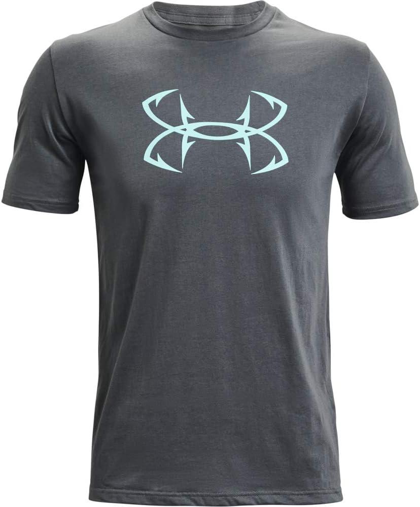 image:imageUnder Armour Mens Fish Hook Logo TeePitch Gray 013Breeze