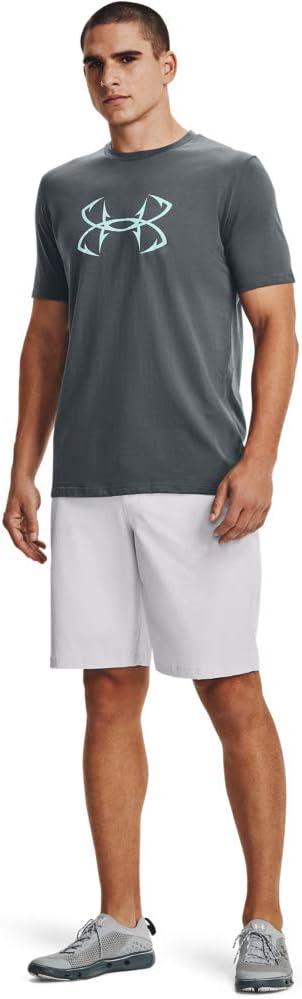 image:imageUnder Armour Mens Fish Hook Logo TeePitch Gray 013Breeze