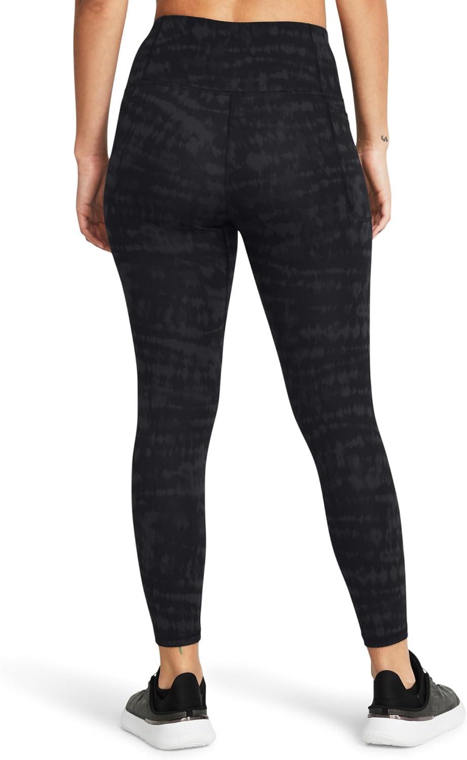 image:imageUnder Armour Motion Print Ankle LeggingsBlackAnthraciteWhite
